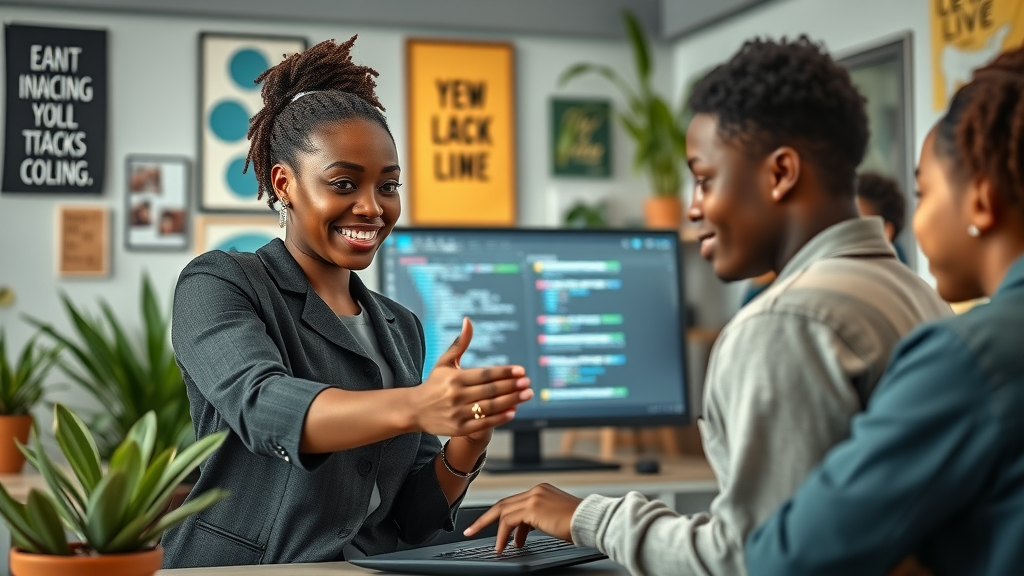 mentorship digital literacy gender inclusion digital transformation Africa community tech hub