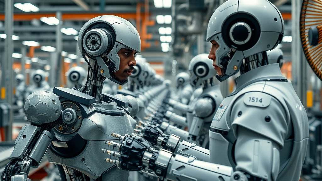 African robotics assembly line, automation in African manufacturing, engineers using AI, top AI technologies Africa