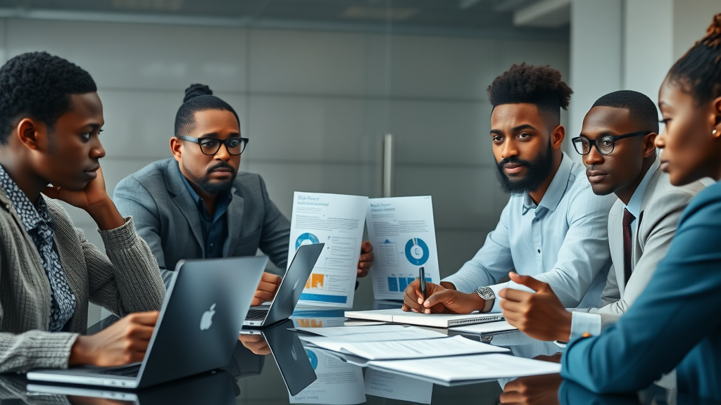 African AI technologists discussing ethics and AI governance
