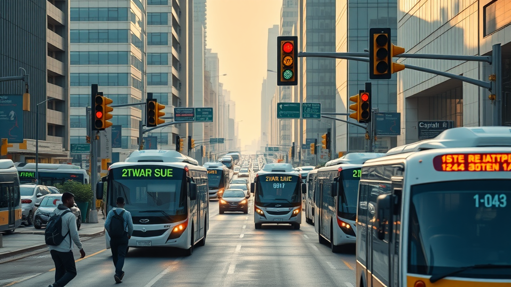 AI in Africa urban transportation use case: smart buses, data-driven traffic management in African city