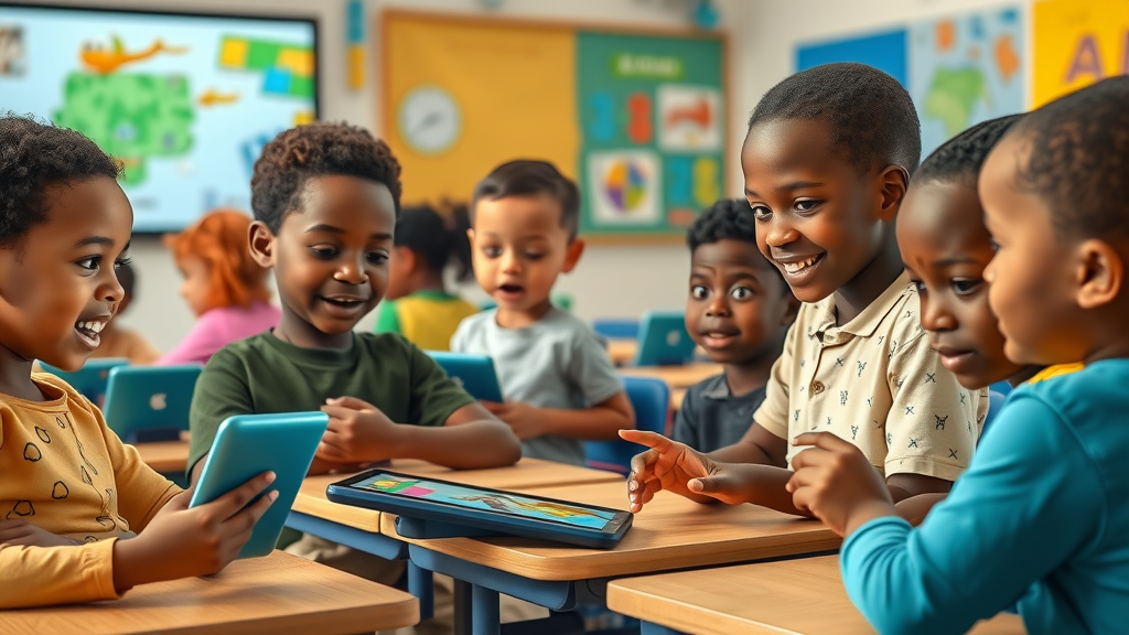 African classroom, AI learning platforms, interactive EdTech for youth, top AI technologies Africa