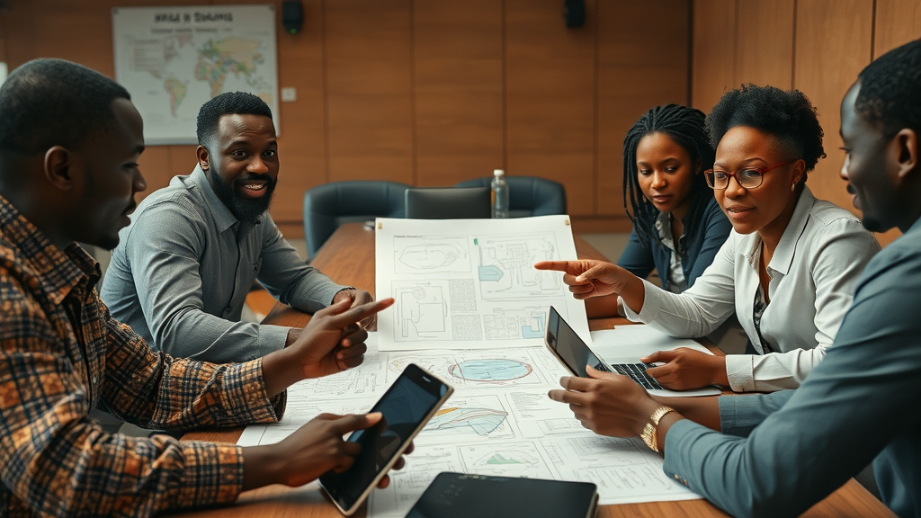 African innovators collaborating on AI infrastructure plans